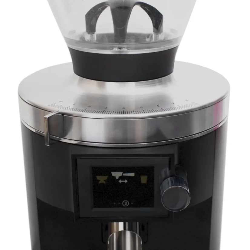 Espresso grinder Mahlkönig E65S with steel grinding stones for perfect coffee grinding.
