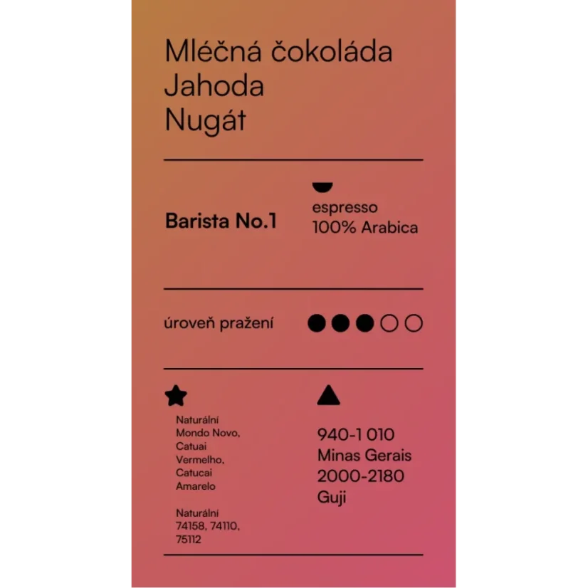 Barista No.1 - Balenie: 250 g