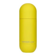 Žltá termofľaša Asobu Orb Bottle s objemom 420 ml, vyrobená z nehrdzavejúcej ocele, ideálna na udržanie teploty nápojov počas cestovania. Žltá termofľaša Asobu Orb Bottle s objemom 420 ml, vyrobená z nehrdzavejúcej ocele, ideálna na udržanie teploty nápojov počas cestovania.