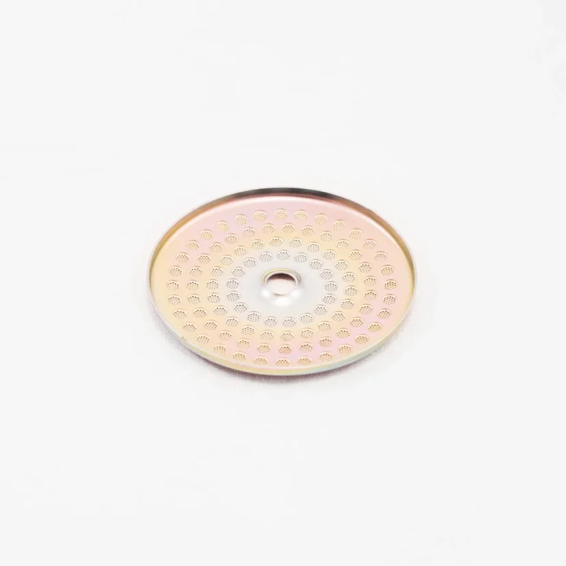 Douche IMS SI200NT ø 56,4 mm en couleur argent, conçue pour les têtes de machines à café.