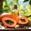 10 ml bottle of Papaya essential oil with a neutral scent. 10 ml bottle of Papaya essential oil with a neutral scent.