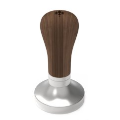 Eureka tamper with adjustable handle 58,35mm flat walnut