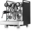 Home lever espresso machine Rocket Espresso Mozzafiato Cronometro R in black, perfect for making cappuccino.
