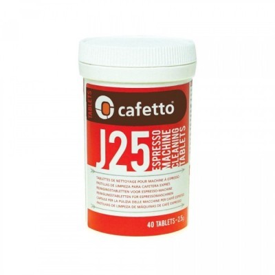 Cafetto J25 tablets Cleaner use : Coffee machine cleaning tablets