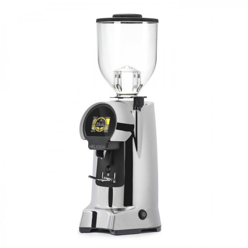 Chrome coffee grinder Eureka Helios 65.
