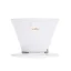 White Wilfa Pour Over Dripper, made of plastic.