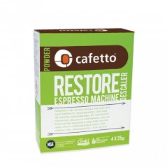 Cafetto Restore Odvápňovač pre kávovary Odvápňovač 4x25g BIO : áno