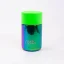 Ceramic thermal mug with a rainbow body and green lid, with a capacity of 295 ml.