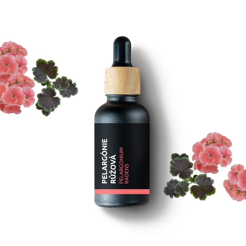 Geranija rožnata - 100 % naravno eterično olje 10 ml