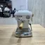 Home lever coffee machine Ascaso Dream PID in Cloud White color with manual cleaning function.