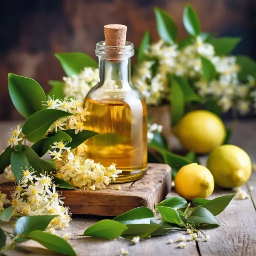Essential oil of Lemon myrtle in a 10 ml packaging, produced from sustainable agriculture.