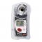 Atago refractometer for measuring coffee extraction.