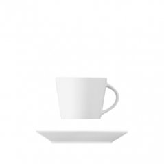 Cappuccino- oder Espressotasse mit Untertasse