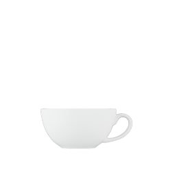 wit Isabelle-kopje voor cappuccino