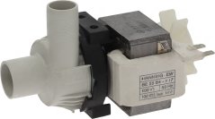 Ofpompel HANNING BE28B4-017 mat engem wäissen Plastikgehäus, zwee Anschlëss an enger schwaarzer elektromagnetescher Spull mat Schëld.