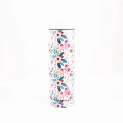 Gobelet thermique Asobu Le Baton Floral de 500 ml avec une isolation double paroi, idéal pour maintenir la température des boissons pendant les voyages.