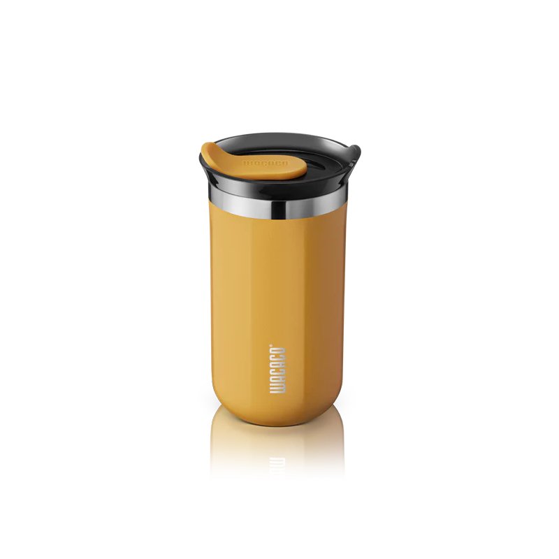 Mug thermo de voyage Wacaco Octaroma Lungo - Jaune ambré 300 ml