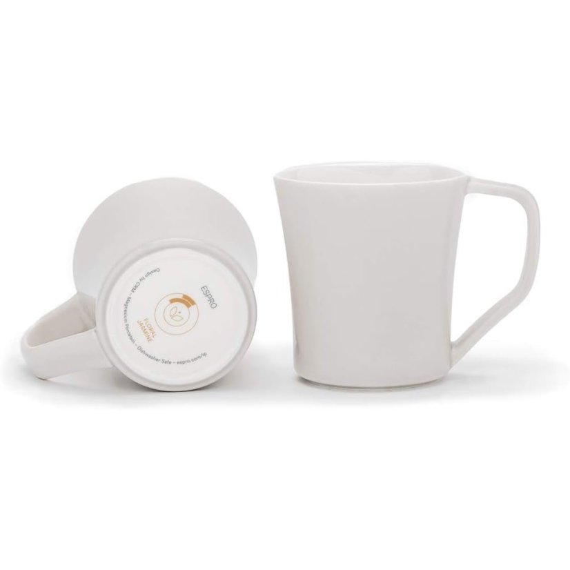 Espro Floral porcelain mug 295 ml white