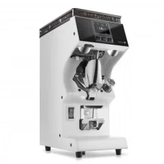 Espresso coffee grinder Victoria Arduino Mythos MYG75 in white finish, ideal for use in bakeries. Espresso coffee grinder Victoria Arduino Mythos MYG75 in white finish, ideal for use in bakeries.