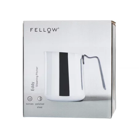 Pichet à lait Fellow Eddy en argent avec une capacité de 350 ml.