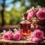 Huile essentielle Pistil Rose - 100% naturel, 10 ml avec un arôme floral.