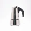 Stainless steel Moka pot Forever Miss Conny for 4 cups, ideal for making quality coffee beverages.