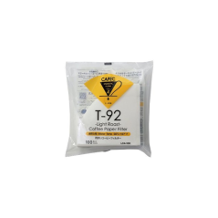 Cafec Light Roast T-92 Pabeierfiltere fir V60-02 (100 Stéck)