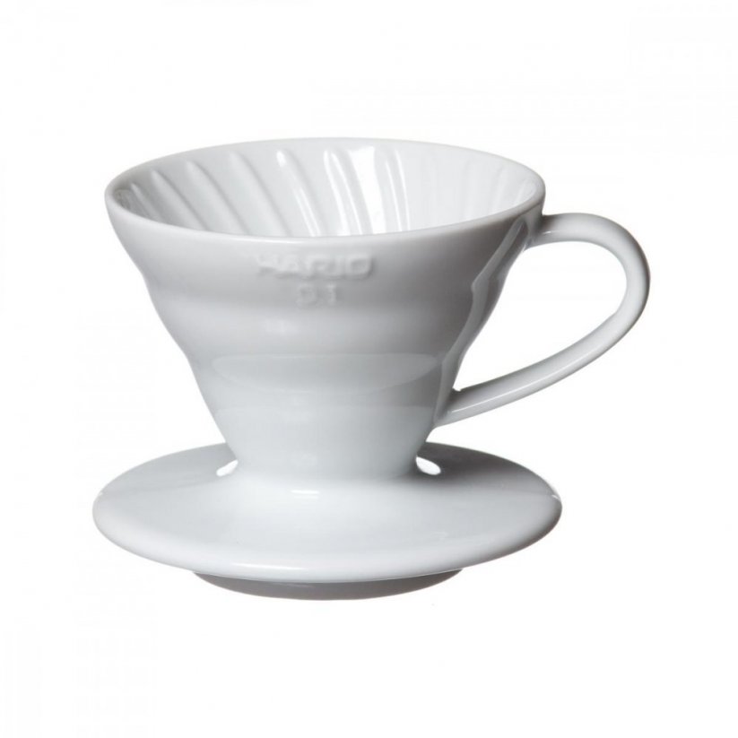 Hario V60-01 keramika bela VDCR-01-W