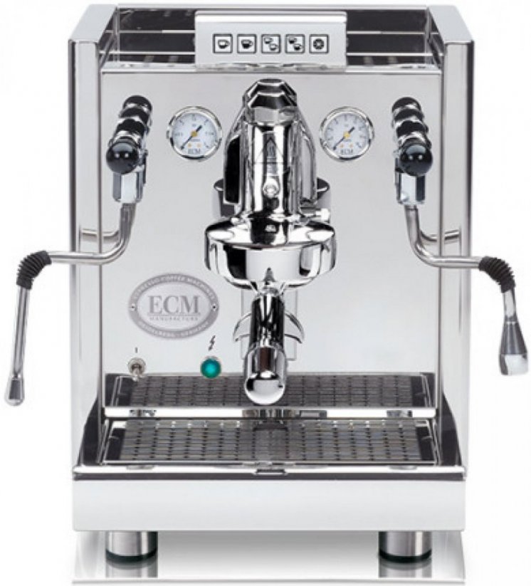 Máquina de café doméstica ECM Elektronika II Profi de frente