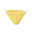 Dripper céramique Origami S jaune - V60 en porcelaine japonaise
