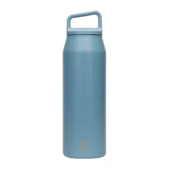 Modrá termoska MiiR Wide Mouth Bottle Home s objemom 950 ml, ideálna na cestovanie.