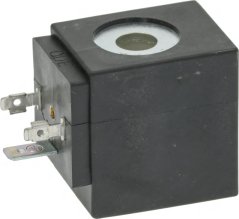 Schwaarz Spull vum ODE-Ventil mat Pin-Ausgäng, ouni Ventilkierper Schwaarz Spull vum ODE-Ventil mat Pin-Ausgäng, ouni Ventilkierper
