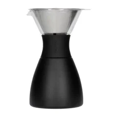 Cafetière noire Asobu Pour Over PO300, 1 litre pour le café filtre