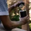 Black Fellow Carter Everywhere Mug with a capacity of 473 ml, suitable for a stroller, ideal for traveling.