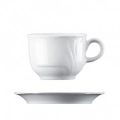 white Désirée cup for cappuccino