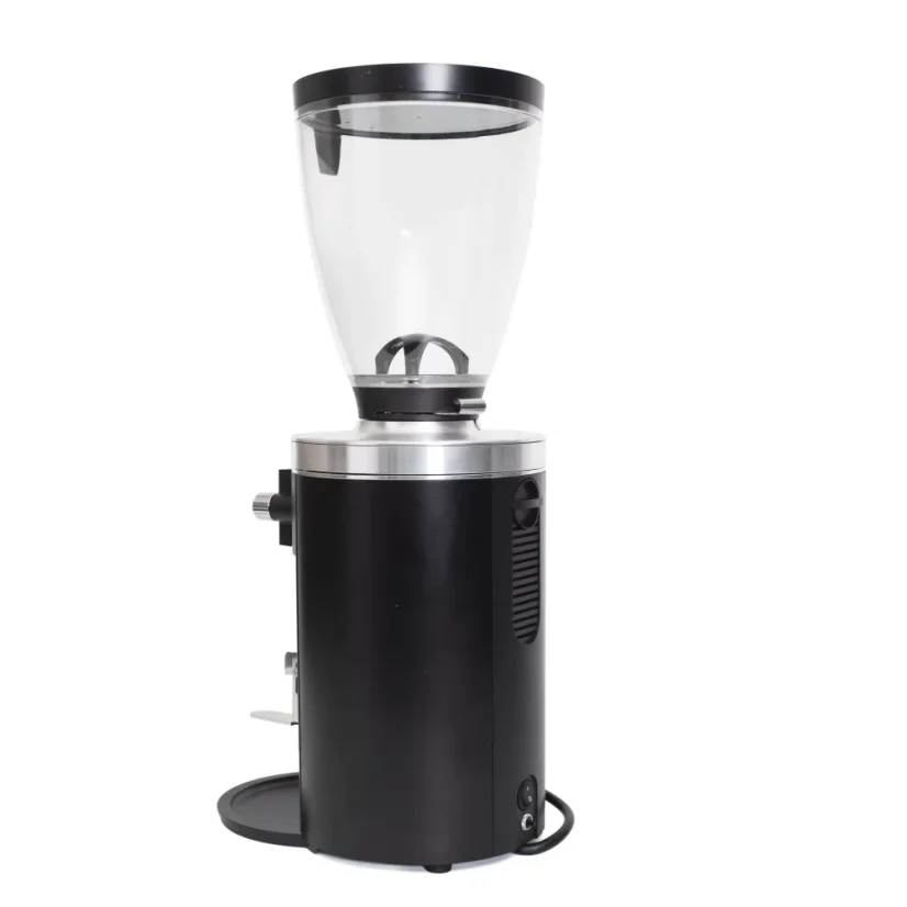 Espressový mlynček na kávu Mahlkönig E65S GbW vyrobený z plastu, ideálny pre domáce aj profesionálne použitie.