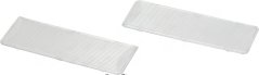 Plafongsliichtpanel fir BOSCH 00264984 Dampmaschinn, zwee kloer geriefte rechteckeg Liichtofdeckungen