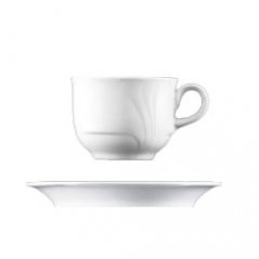 taza Désirée blanca para café con leche