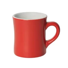 Red Loveramics Starsky mug with a capacity of 250 ml, made of glass, ideal for brewing filter coffee and tea.