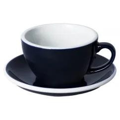 Loveramics Egg - Cappuccinotasse 250 ml mit Untertasse - Denim