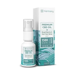 Harmony CBD aliejus purškiklyje 1500 mg, 15 ml, Mėta