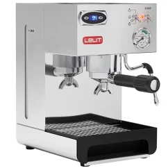 Maquina de café doméstica de palanca Lelit Anna PL41TEM en estado de producto abierto. Maquina de café doméstica de palanca Lelit Anna PL41TEM en estado de producto abierto.
