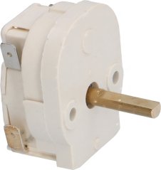 Wäisse mechanesche Timer mat kuerzer Messingachs a Metallkontakter hannen. Wäisse mechanesche Timer mat kuerzer Messingachs a Metallkontakter hannen.