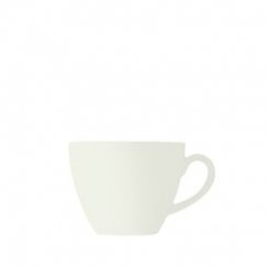Weiße Vintage-Tasse für Cappuccino