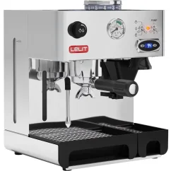 Domáci pákový kávovar Lelit Anita PL042TEMD, ideálny pre použitie v domácnostiach.