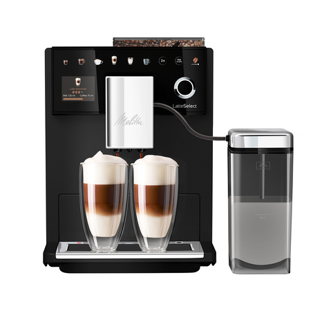 Melitta LatteSelect Facelift Frosted Black - machine à café automatique