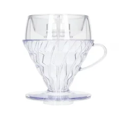 Hario V60 Drip-Assist plastic coffee-making set, ideal for filtered coffee enthusiasts. Hario V60 Drip-Assist plastic coffee-making set, ideal for filtered coffee enthusiasts.