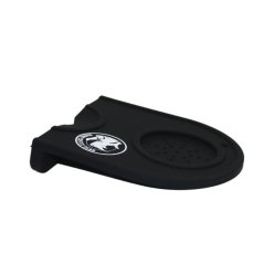 Corner tamping mat Rhinowares Classic with portafilter cutout