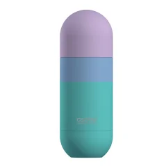 Tasse thermos pastel turquoise Asobu Orb de 420 ml qui garde les boissons chaudes grâce à sa fonction isotherme.