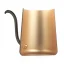 La bouilloire avec col de cygne Timemore Fish Pour Over d'une capacité de 600 ml est idéale pour un versement précis. 
